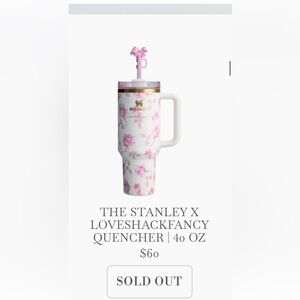 Stanley Loveshack Fancy Quencher 40oz